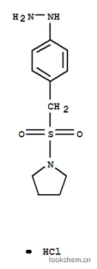 4-(1-吡咯烷基磺酰基甲基)苯肼鹽酸鹽