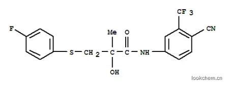 N-[4-氰基-3-(三氟甲基)苯基]-3-(4-氟苯巰基)-2-羥基-2-甲基丙酰胺