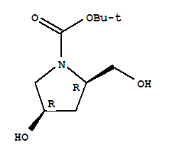 (2R,4R)-4-羥基-2-(羥甲基)-1-吡咯烷羧酸叔丁酯 (2R,4R)-4-羥基-2-(羥甲基)-1-吡咯烷羧酸叔丁酯
