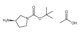 (R)-1-(tert-butoxycarbonyl)-3-aminopyrrolidine acetate