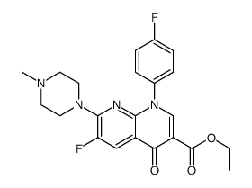 6-氟-1-(4-氟苯基)-7-(4-甲基哌嗪-1-基)-4-氧代-1,4-二氢-1,8-萘啶-3-羧酸乙酯