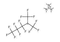 tris-dimethylamino-sulfonium, 1,1,1,3,3,4,4,5,5,5-decafluoro-2-trifluoromethyl-pentan-2-ide