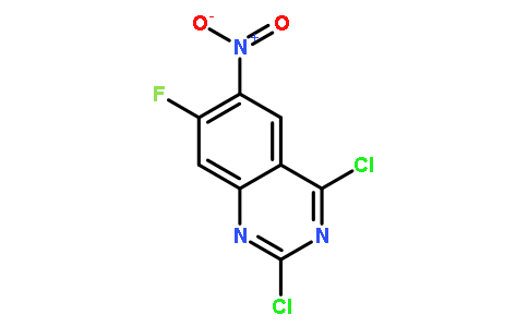 6-硝基-7-氟(2,4)二氯喹唑啉