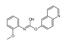 quinolin-6-yl N-(2-methoxyphenyl)carbamate