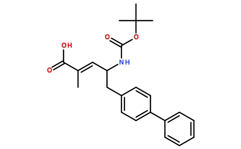 (2E,4R)-5-[1,1'-聯苯]-4-基-4-[[叔丁氧羰基]氨基]-2-甲基-2-戊烯酸