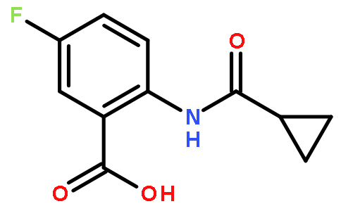 2-(环丙甲酰氨基)-5-氟苯甲酸(1016869-97-8)