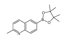 2-甲基-6-(4,4,5,5-四甲基-1,3,2-二噁硼烷-2-基)喹啉