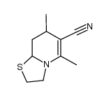 5,7-dimethyl-3,7,8,8a-tetrahydro-2H-thiazolo[3,2-a]pyridine-6-carbonitrile