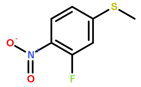 1-硝基-2-氟-4-甲硫基苯