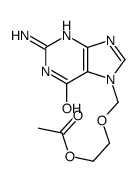 2-[(2-amino-6-oxo-3H-purin-7-yl)methoxy]ethyl acetate