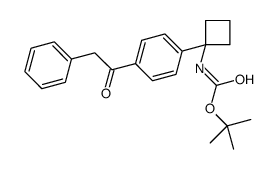 1-(4-(2-苯基乙酰基)苯基)环丁基氨基甲酸叔丁酯