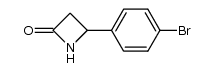 (+/-)-4-(4-bromophenyl)-2-azetidinone