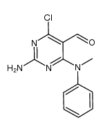 2-amino-4-chloro-6-[methyl(phenyl)amino]pyrimidine-5-carbaldehyde