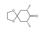 (+/-)-(7R,9S)-7,9-dimethyl-1,4-dioxaspiro[4.5]decan-8-one