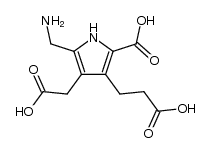 5-aminomethyl-3-(2-carboxy-ethyl)-4-carboxymethyl-pyrrole-2-carboxylic acid