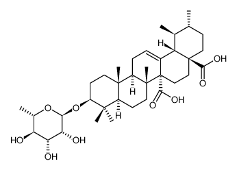 3-O-alpha-L-鼠李吡喃糖苷奎诺酸对照品(标准品) | 104055-76-7