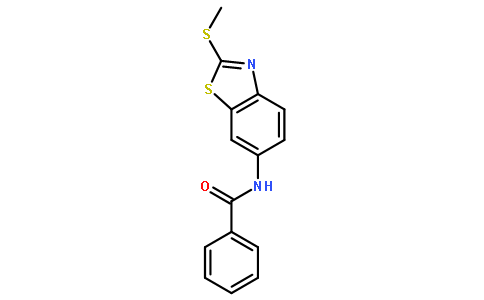 N-(2-methylsulfanyl-1,3-benzothiazol-6-yl)benzamide