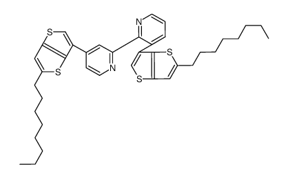 4,4'-双(5-辛基噻吩[3,2-b]噻吩-3-基)-2,2'-联吡 1042737-20-1