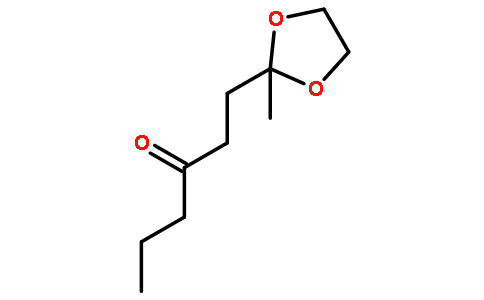 1-(2-methyl-1,3-dioxolan-2-yl)hexan-3-one