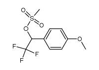 2,2,2-trifluoro-1-(4-methoxyphenyl)ethyl methanesulfonate