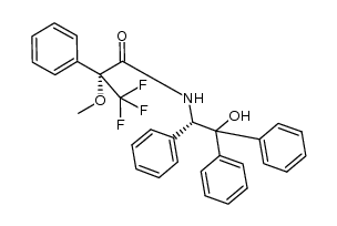 (R)-3,3,3-trifluoro-N-((S)-2-hydroxy-1,2,2-triphenylethyl)-2-methoxy-2-phenylpropanamide