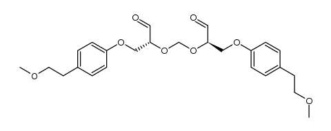 2,2'-O-methylenebis[3-O-p-(2-methoxyethyl)phenyl-(R)-glyceraldehyde]