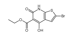 2-bromo-5-ethoxycarbonyl-4-hydroxythieno[2,3-b]pyridin-6(7H)-one