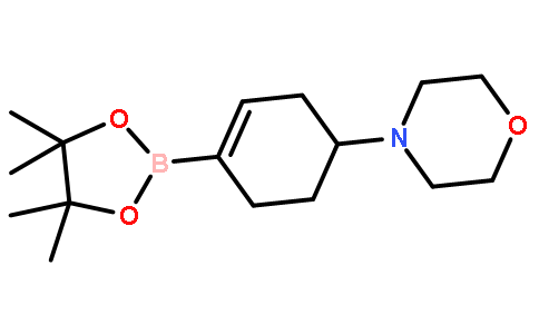 4-(4-(4,4,5,5-四甲基-1,3,2-二氧硼雜環戊烷-2-基)環己-3-烯-1-基)嗎啉