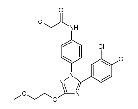 2-氯-N-[4-[5-(3,4-二氯苯基)-3-(2-甲氧基乙氧基)-1H-1,2,4-三唑-1-基]苯基]乙酰胺