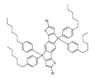 4,4,9,9-四(4-己基苯基)-2,7-二溴-引達省并二噻吩