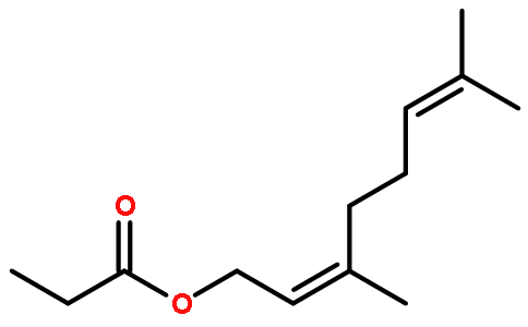 (Z)-3,7-二甲基-2,6-亞辛基-1-醇丙酸酯