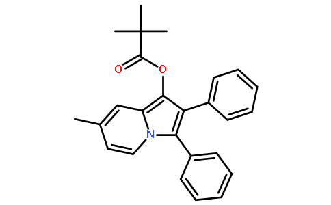 (7-methyl-2,3-diphenylindolizin-1-yl) 2,2-dimethylpropanoate
