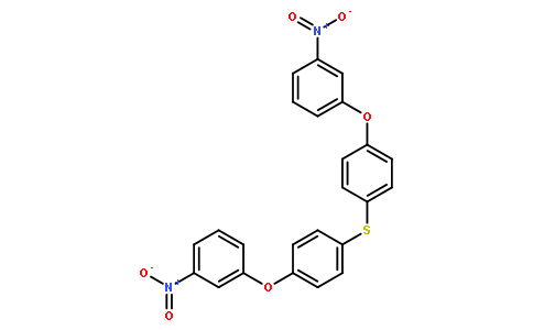 1-nitro-3-[4-[4-(3-nitrophenoxy)phenyl]sulfanylphenoxy]benzene