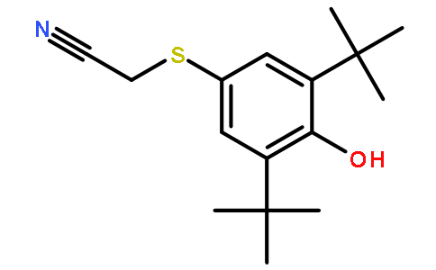 2-(3,5-ditert-butyl-4-hydroxyphenyl)sulfanylacetonitrile