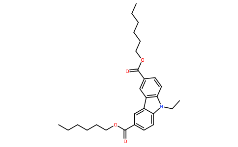 dihexyl 9-ethylcarbazole-3,6-dicarboxylate