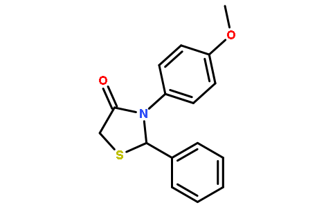 3-(4-methoxyphenyl)-2-phenyl-1,3-thiazolidin-4-one