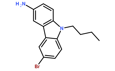 6-溴-9-丁基-9H-咔唑-3-胺