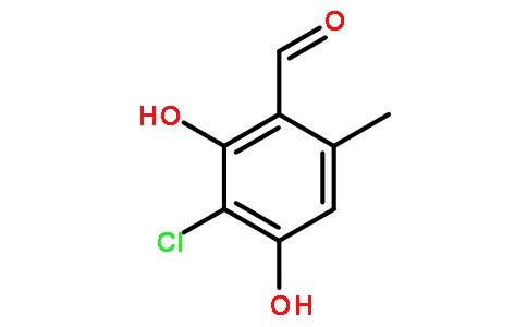 3-chloro-2,4-dihydroxy-6-methylbenzaldehyde