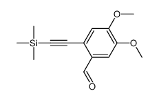 4,5-dimethoxy-2-(2-trimethylsilylethynyl)benzaldehyde