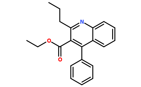 ethyl 4-phenyl-2-propyl-quinoline-3-carboxylate