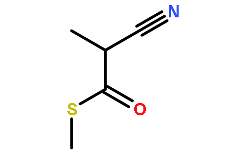 S-methyl 2-cyanopropanethioate