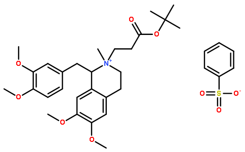 (1R,2R)-1-[(3,4-二甲氧基苯基)甲基]-2-[3-(叔丁氧基)-3-氧代丙基]-1,2,3,4-四氫-6,7-二甲氧基-2-甲基異喹啉苯磺酸鹽