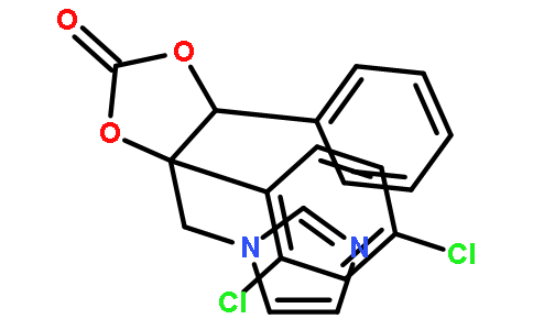 (4S,5R)-4-(2,4-dichlorophenyl)-4-(imidazol-1-ylmethyl)-5-phenyl-1,3-dioxolan-2-one