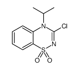 4H-1,2,4-苯并噻二嗪,  3-氯-4-(1-甲基乙基)-,   1,1-二氧化