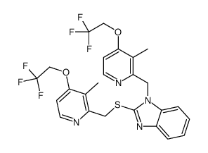 N-[3-甲基-4-(2,2,2-三氟乙氧基)-2-吡啶基]甲基蘭索拉唑硫醚