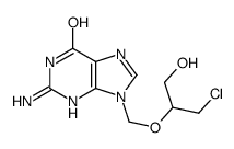 2-amino-9-[(1-chloro-3-hydroxypropan-2-yl)oxymethyl]-3H-purin-6-one