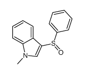 3-(benzenesulfinyl)-1-methylindole