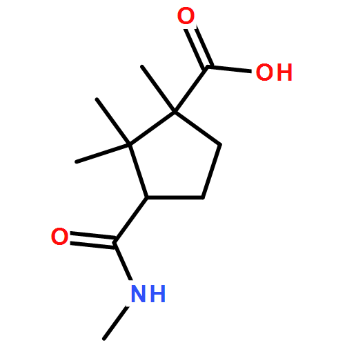 1,2,2-三甲基-3-(甲基氨基甲酰)環(huán)戊烷羧酸