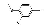 (3-chloro-4-(methylthio)phenyl)methylium