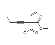 dimethyl 2-but-1-ynyl-2-prop-1-enylpropanedioate